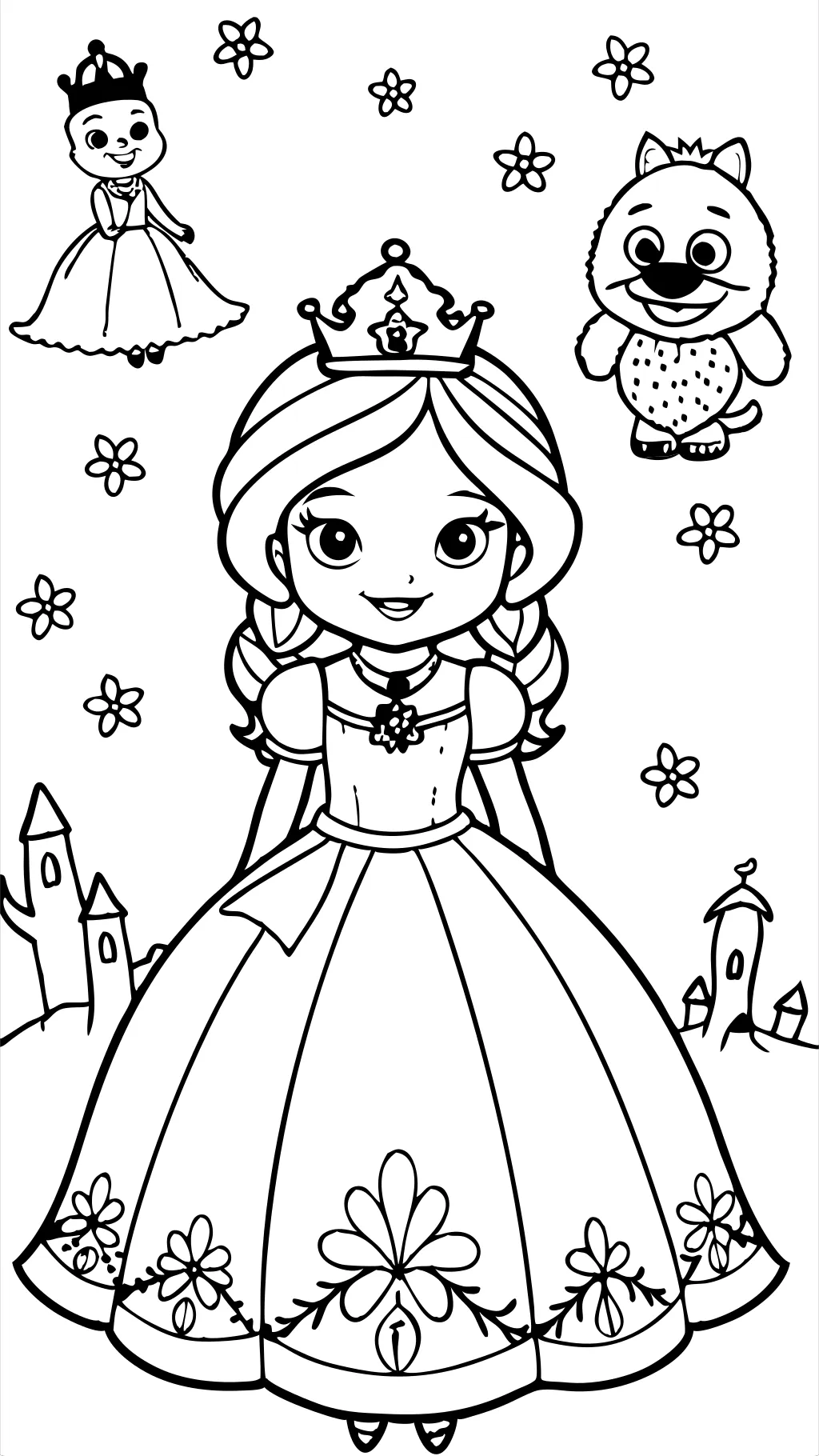 coloring pages sofia the first